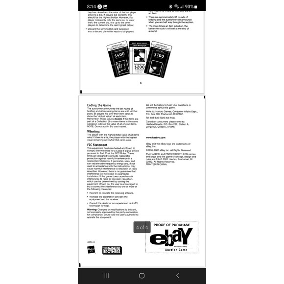 eBay Electronic Auction Game. NEW. Vintage Board Game. Auction Game - Picture 13 of 13